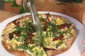 Homemade Flatbread Pizza with Fresh Corn and Smoked Mozzarella